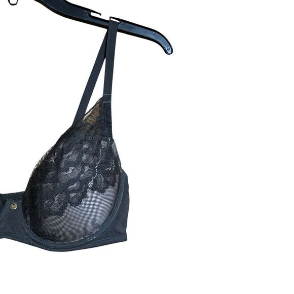 Natori Bra Womens 34D Multicolor Mesh Underwire Plunge - Picture 2 of 4